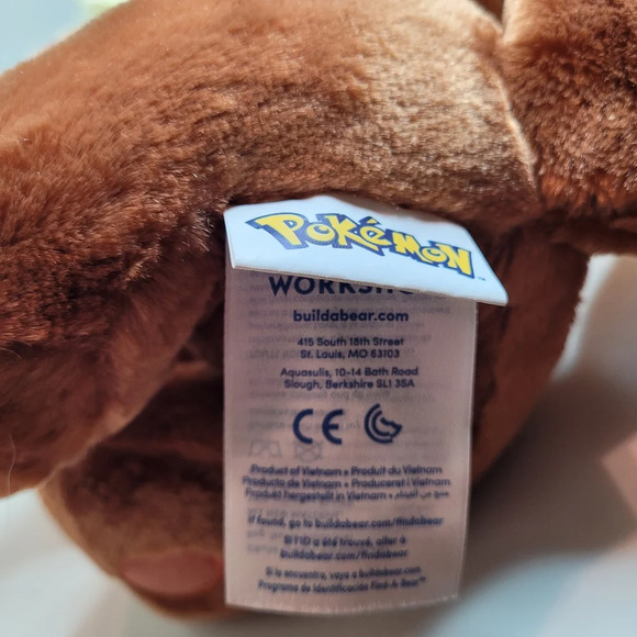 Build a Bear Pokémon Eevee Plush 14" - Picture 13 of 14
